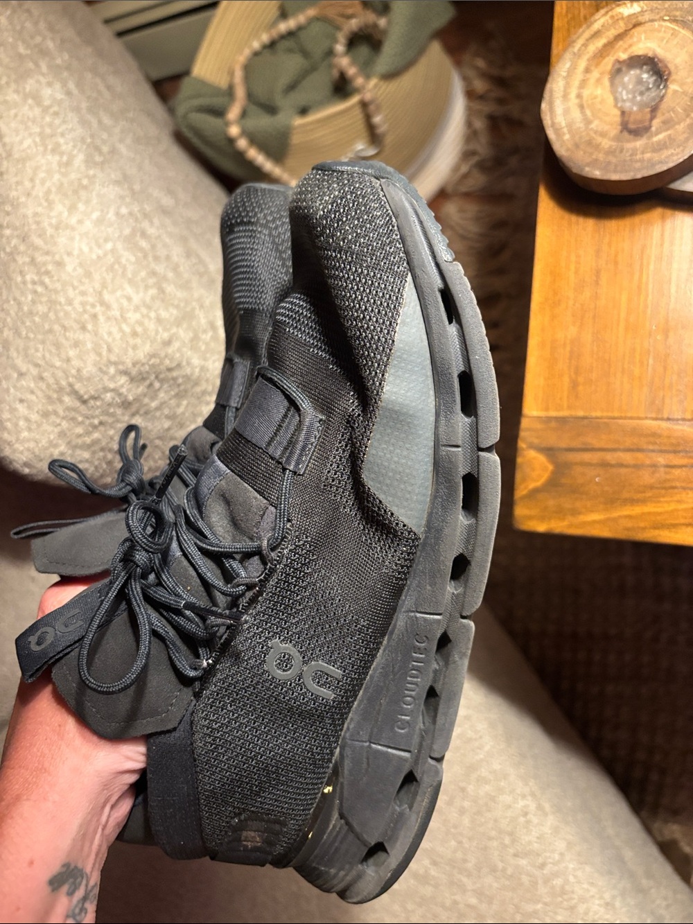On Running Black Men's Cloudnova Sneakers - Picture 8 of 15